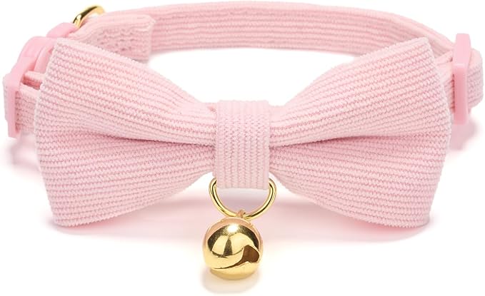 2 Pack Soft Corduroy Cat Collars - Image 2