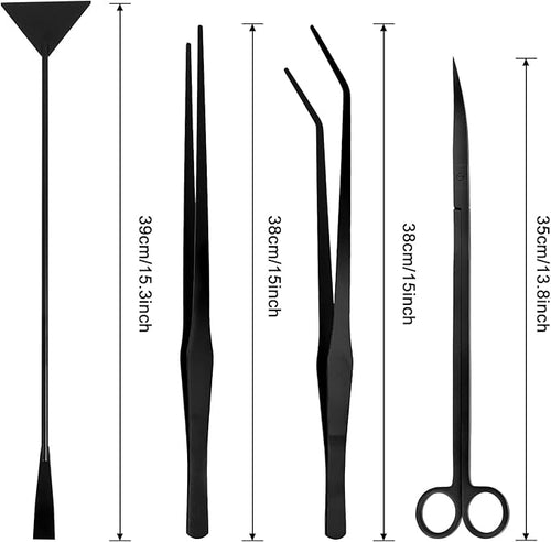 15Inch Extra Long Design Aquarium Aquascaping Tool Stainless Steel Aquascape - Image 2