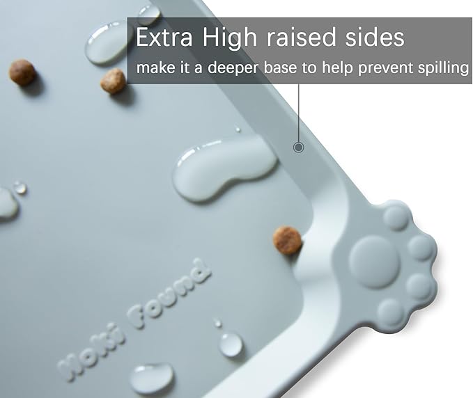 Hoki Found XX-Large Silicone Pet Food Mats Tray - Image 2