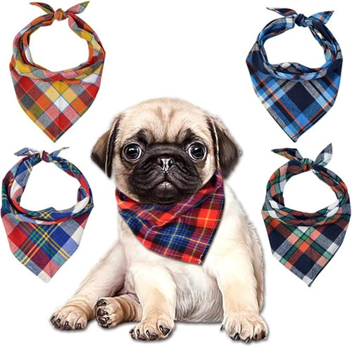 15pcs Dog Bandanas, Dog Scarf Kerchief Bibs Washable Girl Boy Dogs Bandanas Set - Image 2