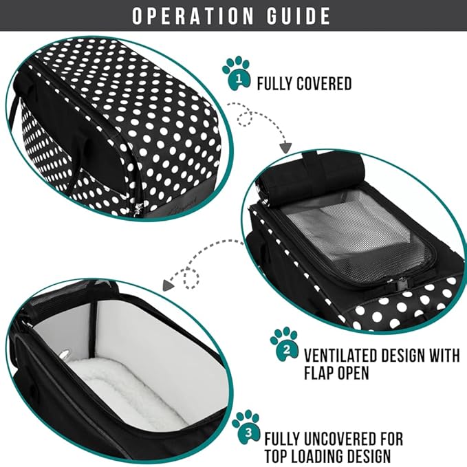 PetAmi Dog Purse Carrier for Small Dogs, Airline Approved Soft Sided Pet Carrier - Image 3