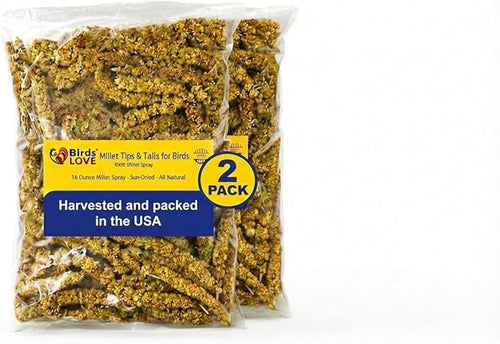 1lb Millet Tips & Tails for Birds by BirdsLOVE