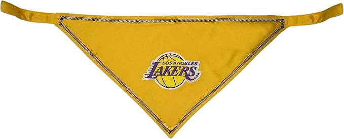 Pets First NBA LA Lakers TIE Bandana, Size Large/X-Large. Dog Bandana Scarf Bib - Image 2