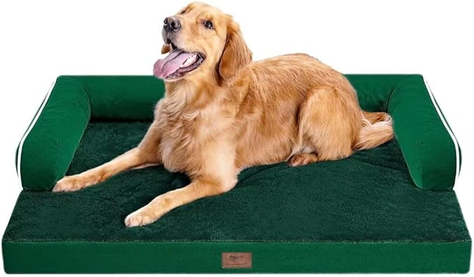 Orthopedic Large Dog Bed Washable, Orthopedic Emerald Dog Beds - Image 9