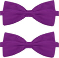 KOOLMOX Purple Dog Bow Ties Large Dogs, Adjustable Dog Collar Bow Tie by Koolmox