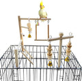 PINVNBY Bird Playground Parrot Play Gym Parakeet Cage Play Stand Wooden Perches by PINVNBY