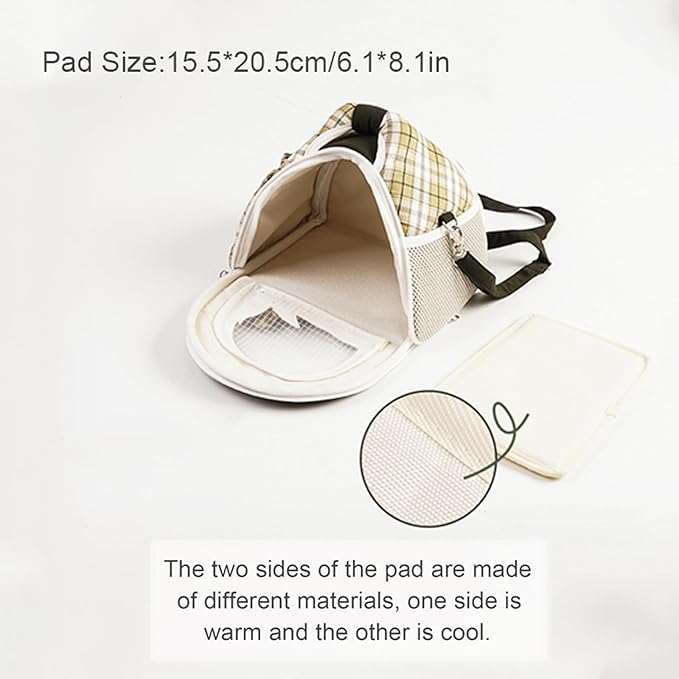 ABLAZEZAI Guinea Pig Carrier, Small Animal Travel Bag, Breathable Outdoor - Image 4