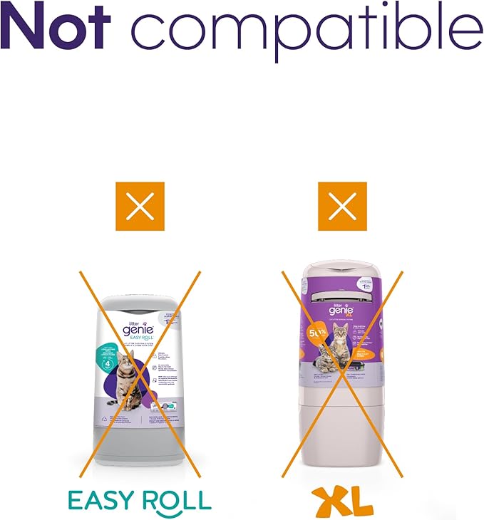 Litter Genie Eco Refills | Compostable Cat Litter Bags Jumbo 1-pack | Up to 4 - Image 5