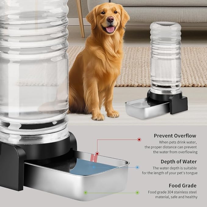 Marchul 1.9 Gallon Dog Water Dispenser, Large Dog Water Bowl Dispenser - Image 4