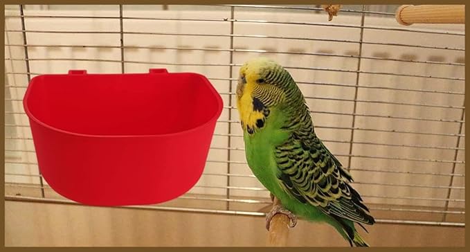 5 Pack Cage Cups Chicken Birds Feeder Water Bowl 25 OZ Rabbit Feeding Watering - Image 5