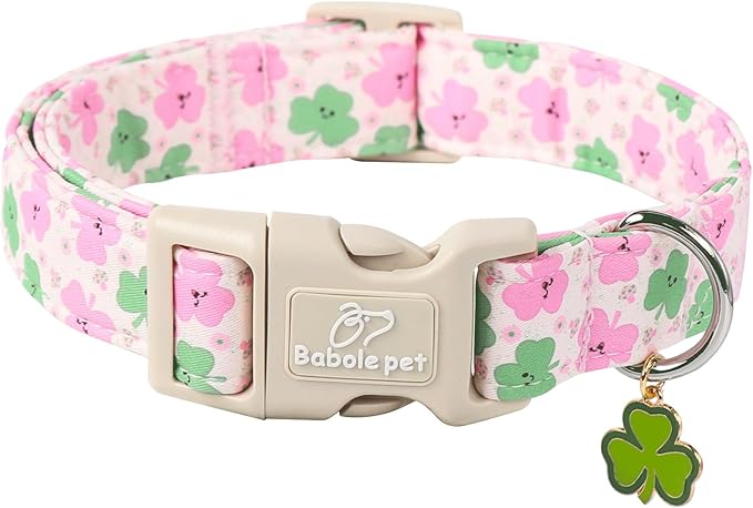 St Patricks Day Dog Collar for Giant Large Dogs by Babolepet