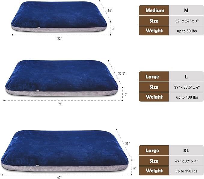 Magic Dog Super Soft Extra Large Dog Bed Jumbo Pet Beds Orthopedic 47 Inch - Image 7