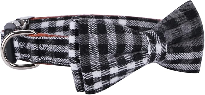 Faleela Soft &Comfy Bowtie Dog Collar, Detachable and Adjustable Bow Tie Collar - Image 3
