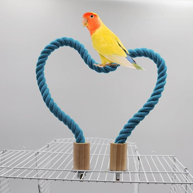 2 Pack Rope Perch, Cage Stand Pole Accessories, Climbing Toy - Image 4
