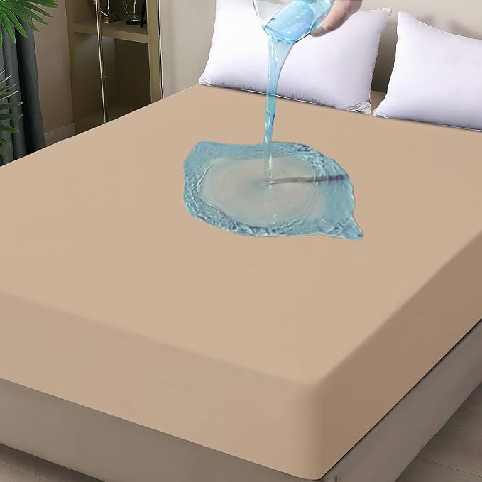 Twin Mattress Protector Waterproof, Fitted Sheet Style Breathable Mattress Cover - Image 8
