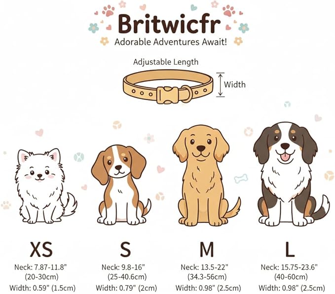 Cute Dog Collar, Spring Summer Design Floral Collar - Image 4