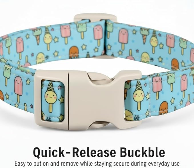 Blue Dog Collar for Large Dogs, Boy Girl Dog Collar - Image 6