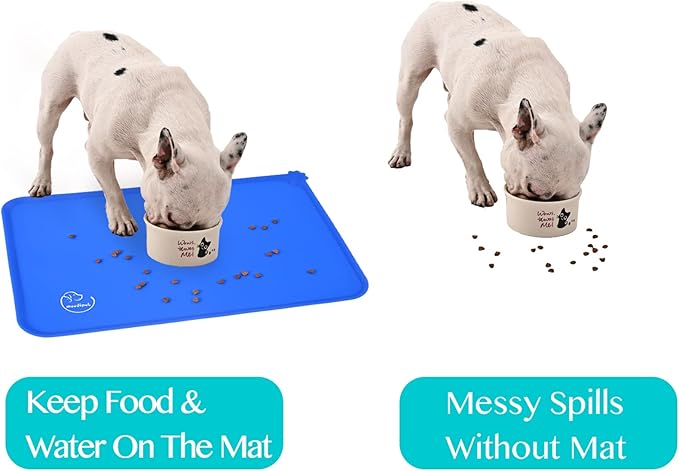 Silicone Waterproof Dog Cat Pet Feeding Mats, Non Slip, Easy Clean Pet Dog Cat - Image 7