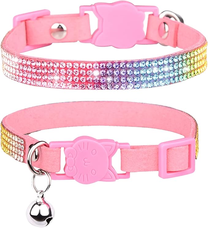 Cat Collar Breakaway Bling Diamond Rhinestone by WDPAWS