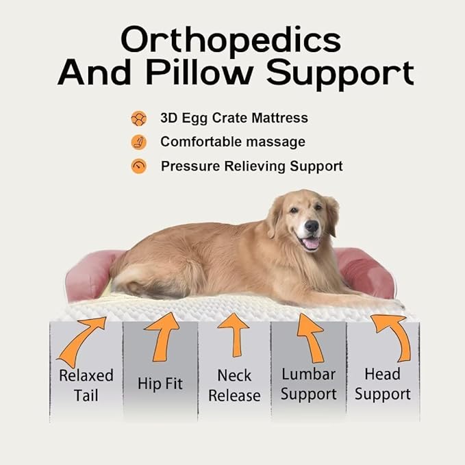 Small Dog Bed Orthopedic Washable Cat Bed Memory Foam Small Couch Sofa Indoor - Image 3