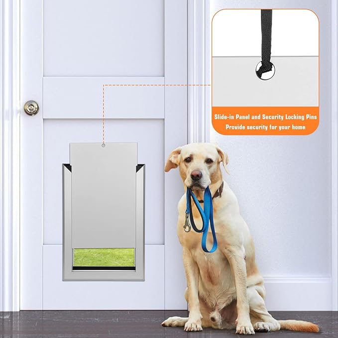 Ownpets Aluminum Extra Large Dog Door, Pet Door - Image 7