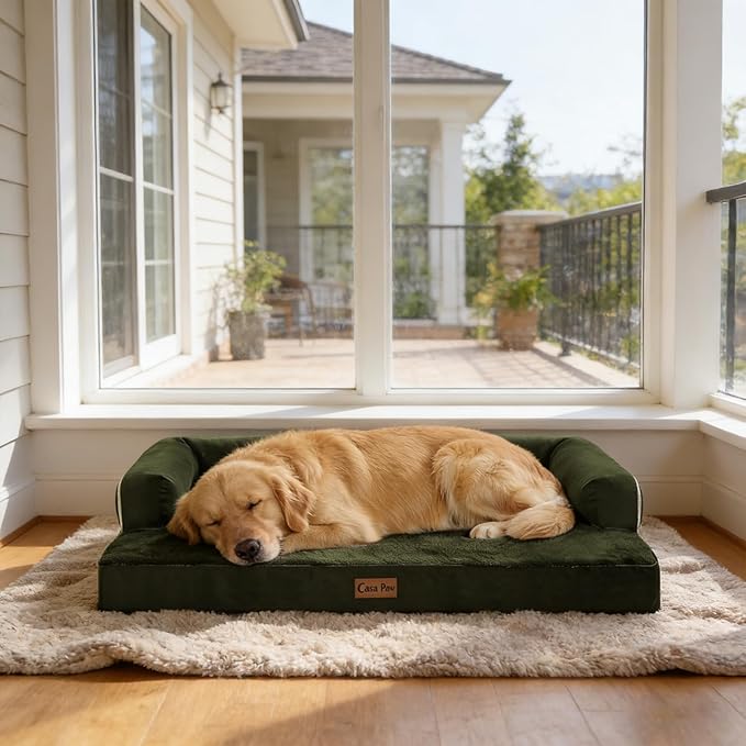 Orthopedic Dog Beds for Extra Large Dogs, Waterproof Egg Crate Foam XL Dog Bed - Image 9