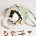 ABLAZEZAI Guinea Pig Carrier, Small Animal Travel Bag, Breathable Outdoor by ABLAZEZAI