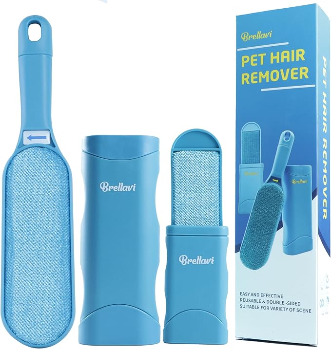 Pet Hair Remover for Clothes: Reusable Dog Cat Fur Lint Removal Brush for - Image 3