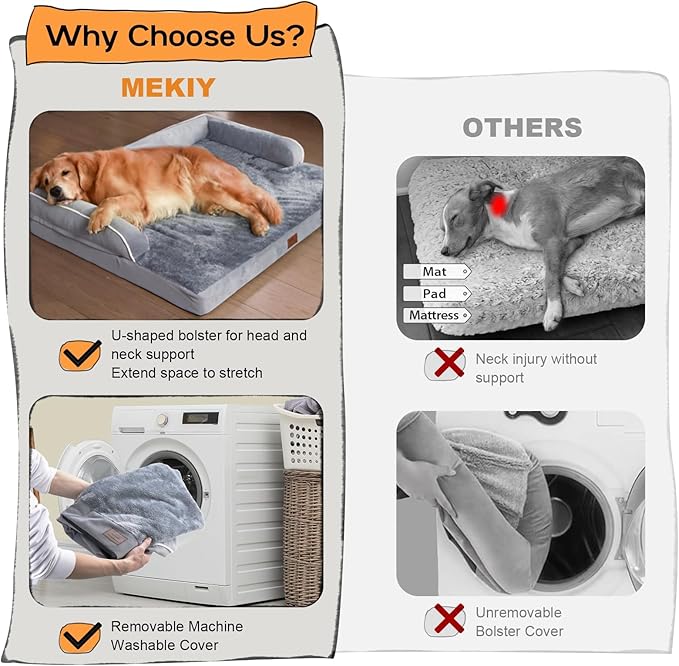 Extra Large Dog Bed-Orthopedic Waterproof XL Dog Bed - Image 4