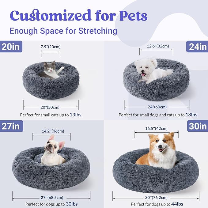 rabbitgoo Cat Beds for Indoor Cats, 20 inches Cat Bed Machine Washable - Image 5