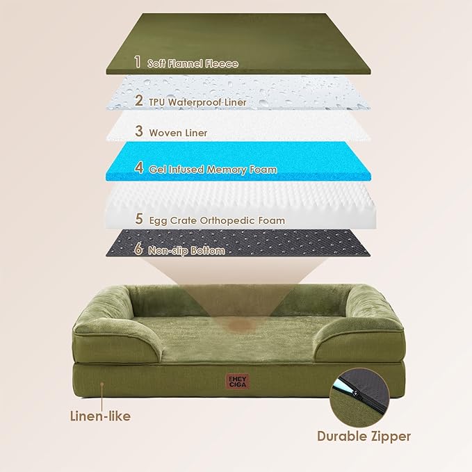 EHEYCIGA Orthopedic XXL Dog Bed - Image 5