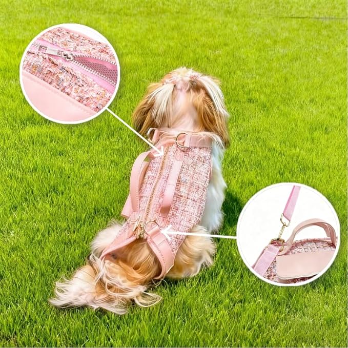Dog Lift Harness Backpack for Small Dogs Cats, Adjustable Straps Dog Sling - Image 9