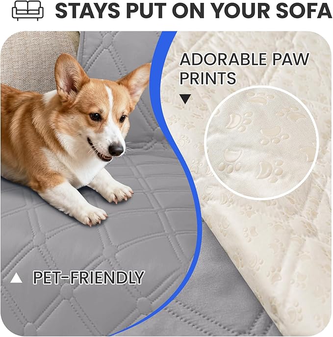 Waterproof Dog Bed Cover Pet Blanket, Soft Couch Cover - Image 3