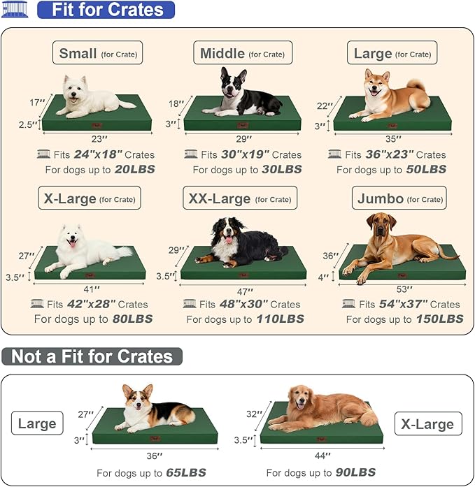 Outdoor Extra Large Dog Bed, Jumbo Waterproof Dog Bed - Image 5