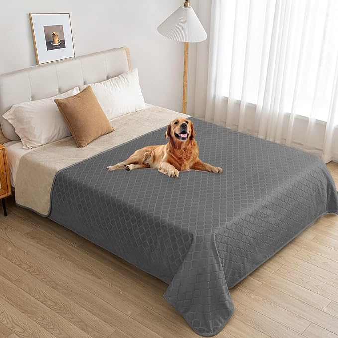 fuguitex Waterproof Dog Blanket Bed Cover Dog Crystal Velvet Moroccan Fuzzy - Image 6