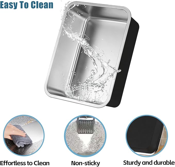 Stainless Steel Cat Litter Box - Image 4