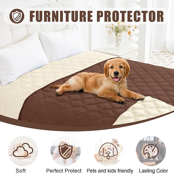 Smiry Waterproof Dog Bed Cover Blanket 30x70, Soft Reversible Pet Blanket - Image 8