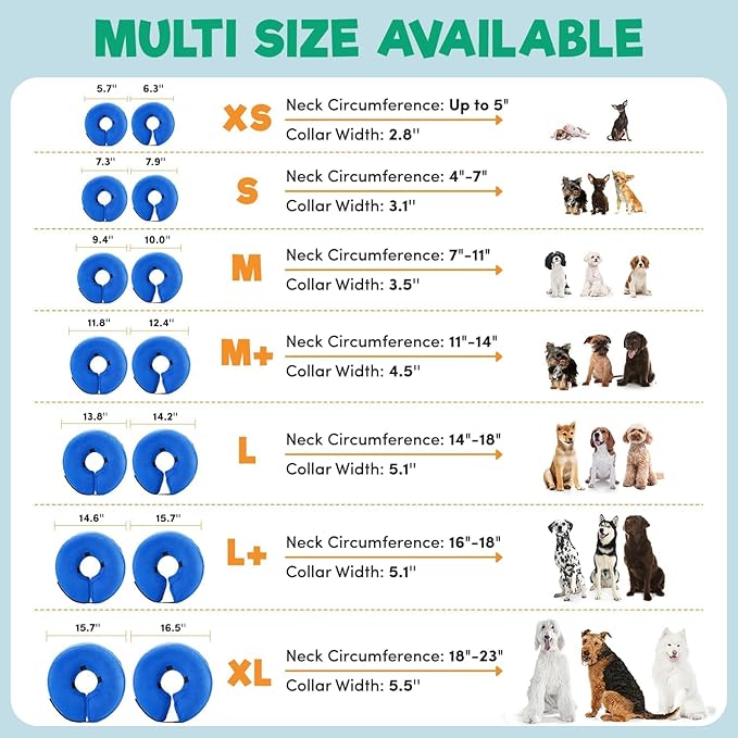 BENCMATE Inflatable Dog Cone Collar Alternative, Soft Dog Cone - Image 4