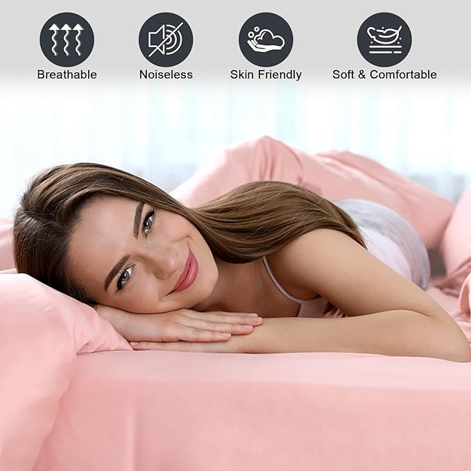 Waterproof Mattress Protector King, Fitted Sheet Style Breathable Mattress Cover - Image 2