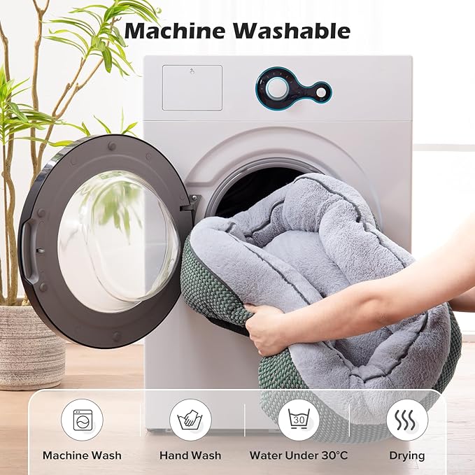 INVENHO Small Dog Bed Orthopedic Warming Soft Calming Sleeping Durable - Image 6