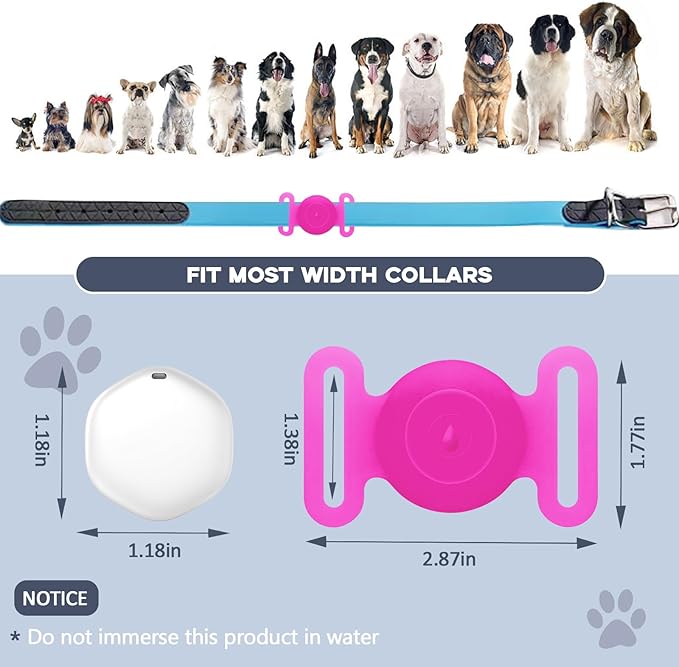 GPS Tracker for Dogs, Mini GPS Cat Tracker, IPX8 Waterproof GPS Trackers for - Image 5