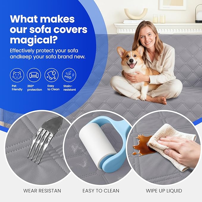 Waterproof Dog Bed Cover Pet Blanket, Soft Couch Cover - Image 6