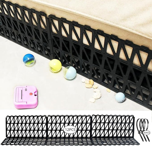 12 Pcs Under Couch Blocker for Bed Adjustable Furniture Plastic Under Bed by AIFONG