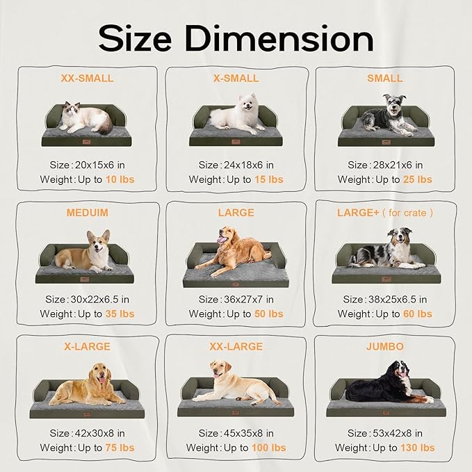 Dog Bed Medium Size Dog-Orthopedic Waterproof Bed - Image 2