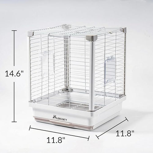 14.6" Portable Travel Bird Cage, Parrot Cage, Ample Room - Image 2