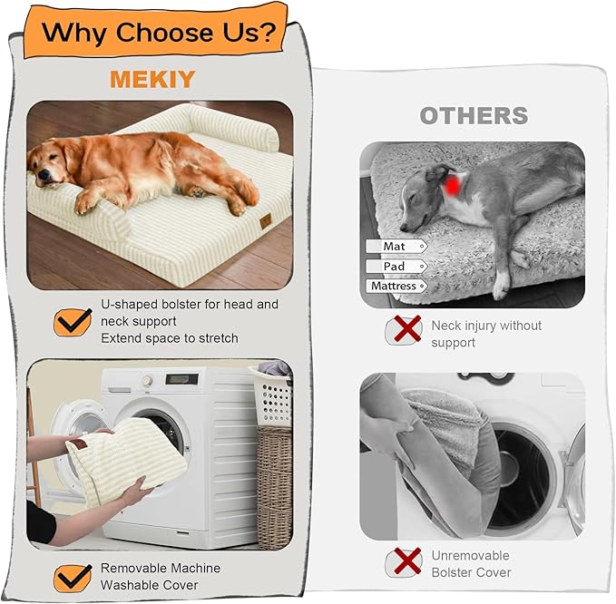 Dog Bed Medium Size Dog-Orthopedic Waterproof Bed - Image 4