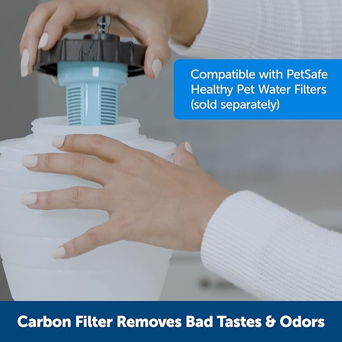 PetSafe Healthy Pet Water Station-Small, 64 oz Capacity-Gravity Pet Water - Image 4