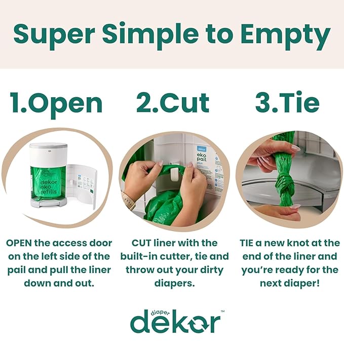 Diaper Dekor EKO Classic Diaper Pail Gift Set - Image 4