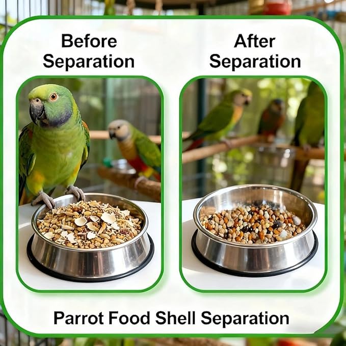 Bird Food Electric Separator, Bird Cage Cleaner, Pet Hair Collector, Mini USB - Image 3