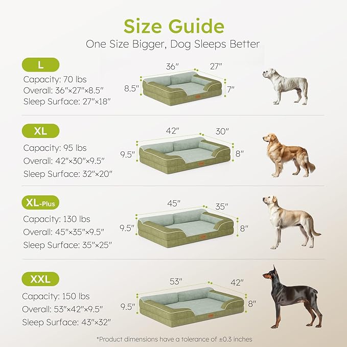 Jumbo Dog Bed for Extra Large Dogs, Orthopedic Dog Bed - Image 8